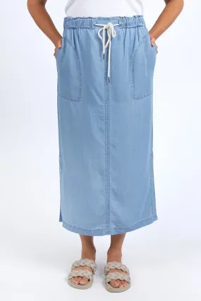 Penny Utility Skirt | Mid Blue Wash