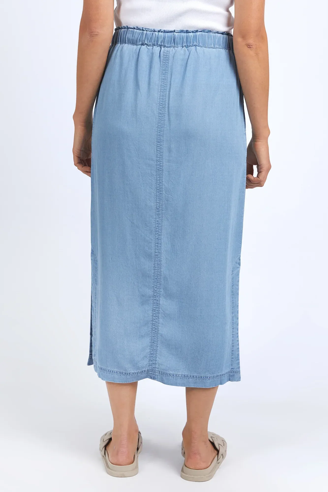Penny Utility Skirt | Mid Blue Wash