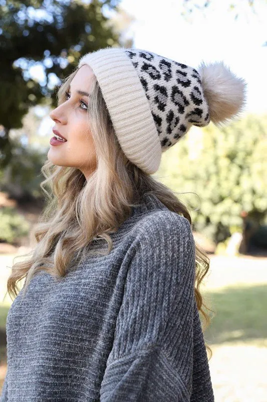 Prowl Print Leopard Beanie
