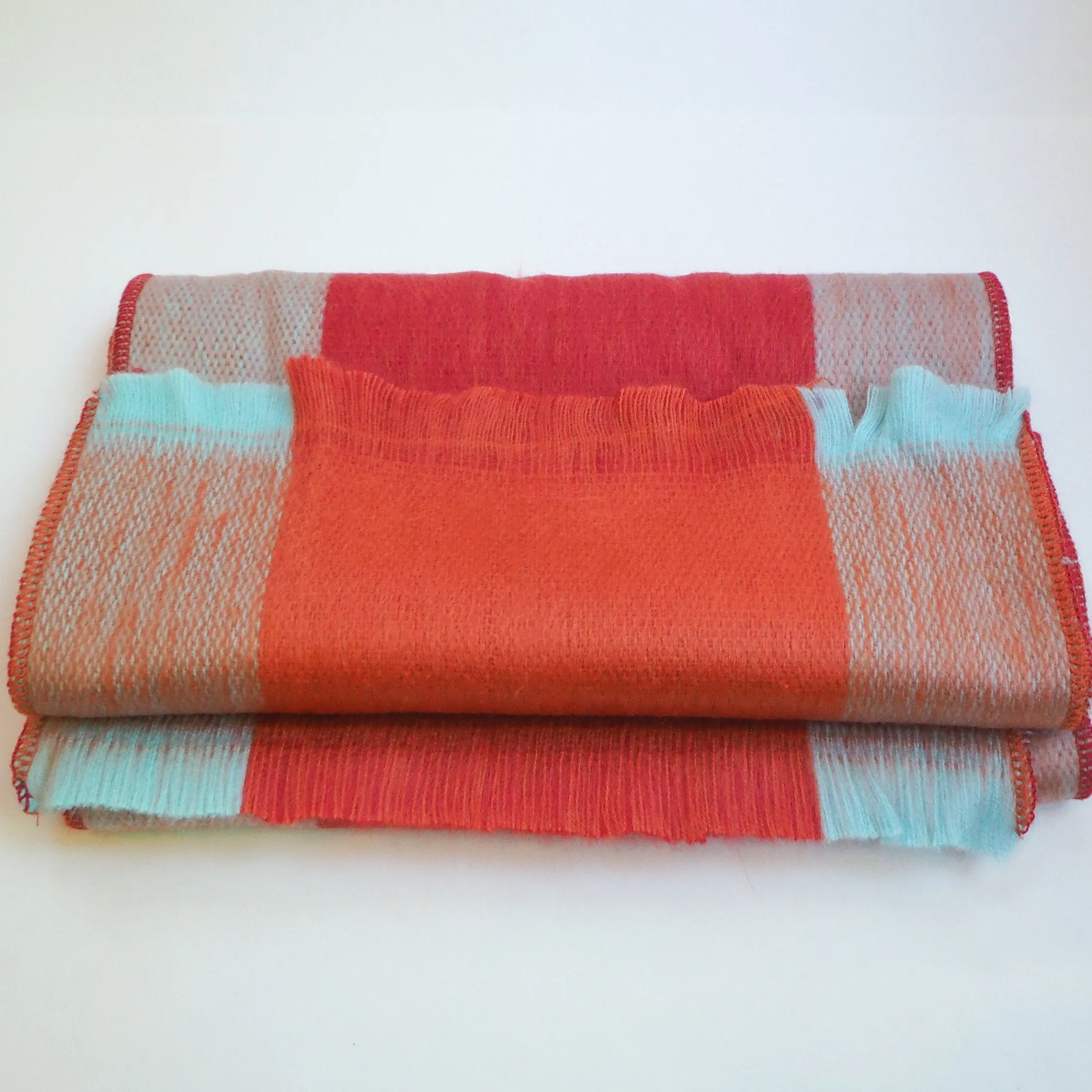 Royal Blue Alpaca Wool Infinity Scarf / Shawl