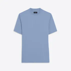 Rufus Solid OoohCotton® Short Sleeve Crew - Sky