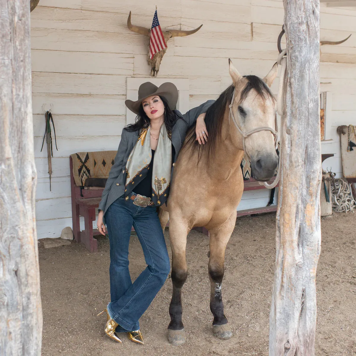 Saddle UP Silk Scarf choice of colors