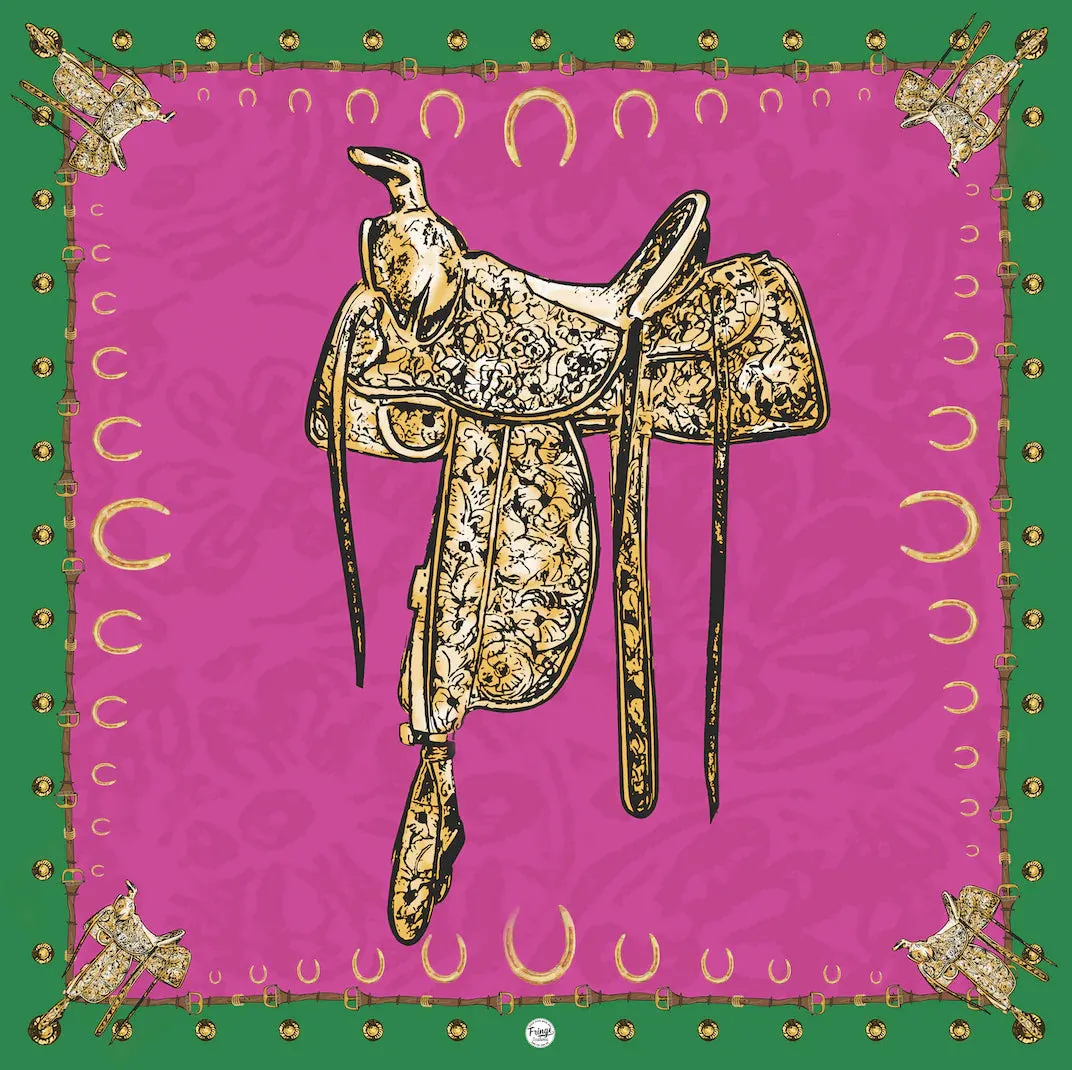 Saddle UP Silk Scarf choice of colors