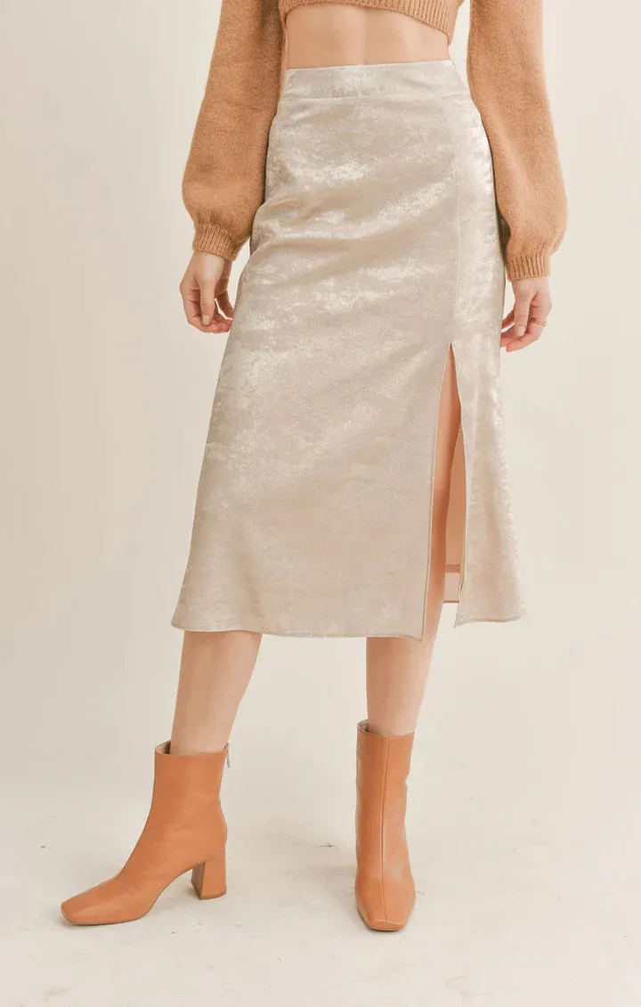 SAGE THE LABEL Luxe Life Midi Skirt