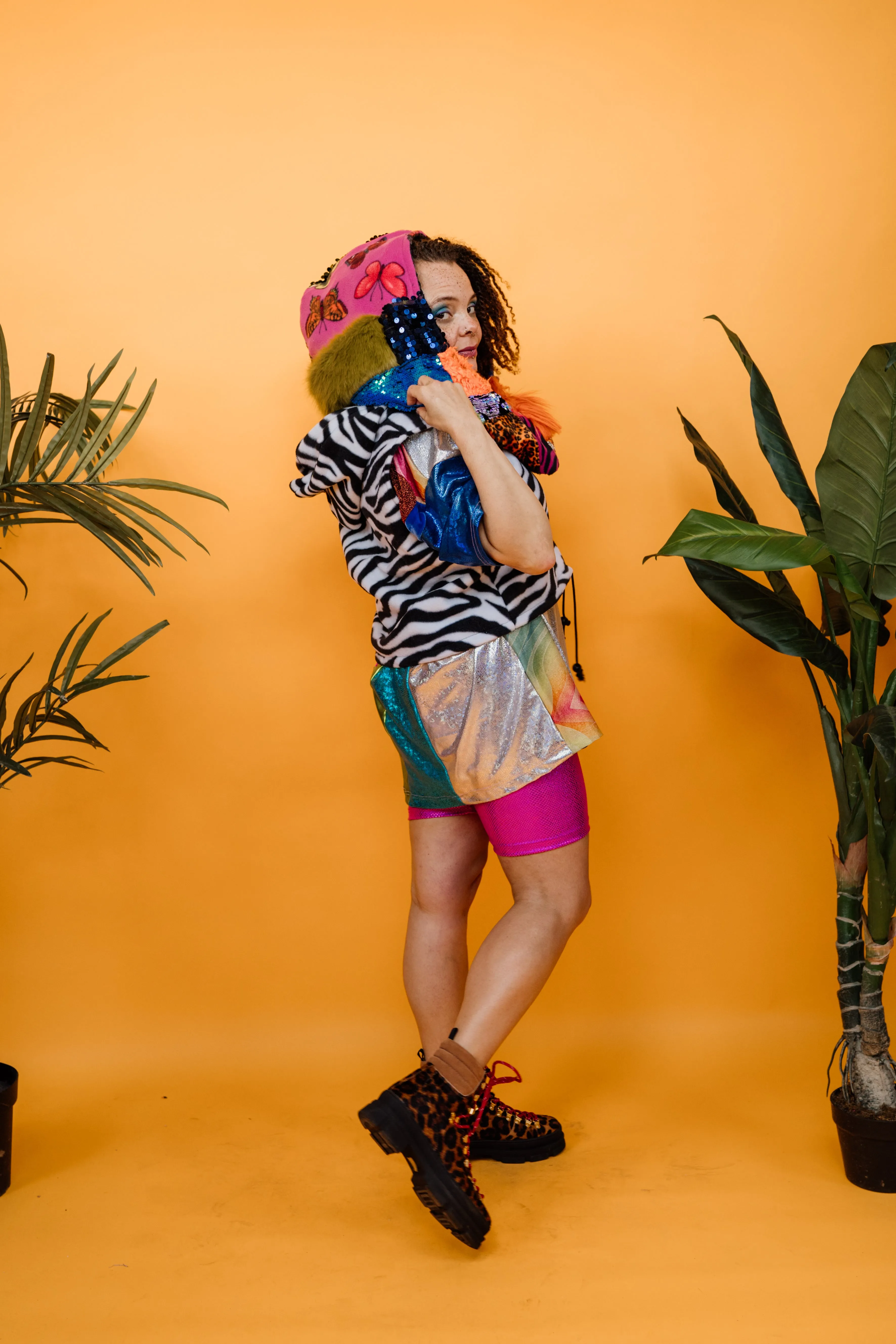Shangri La Patchwork Hood