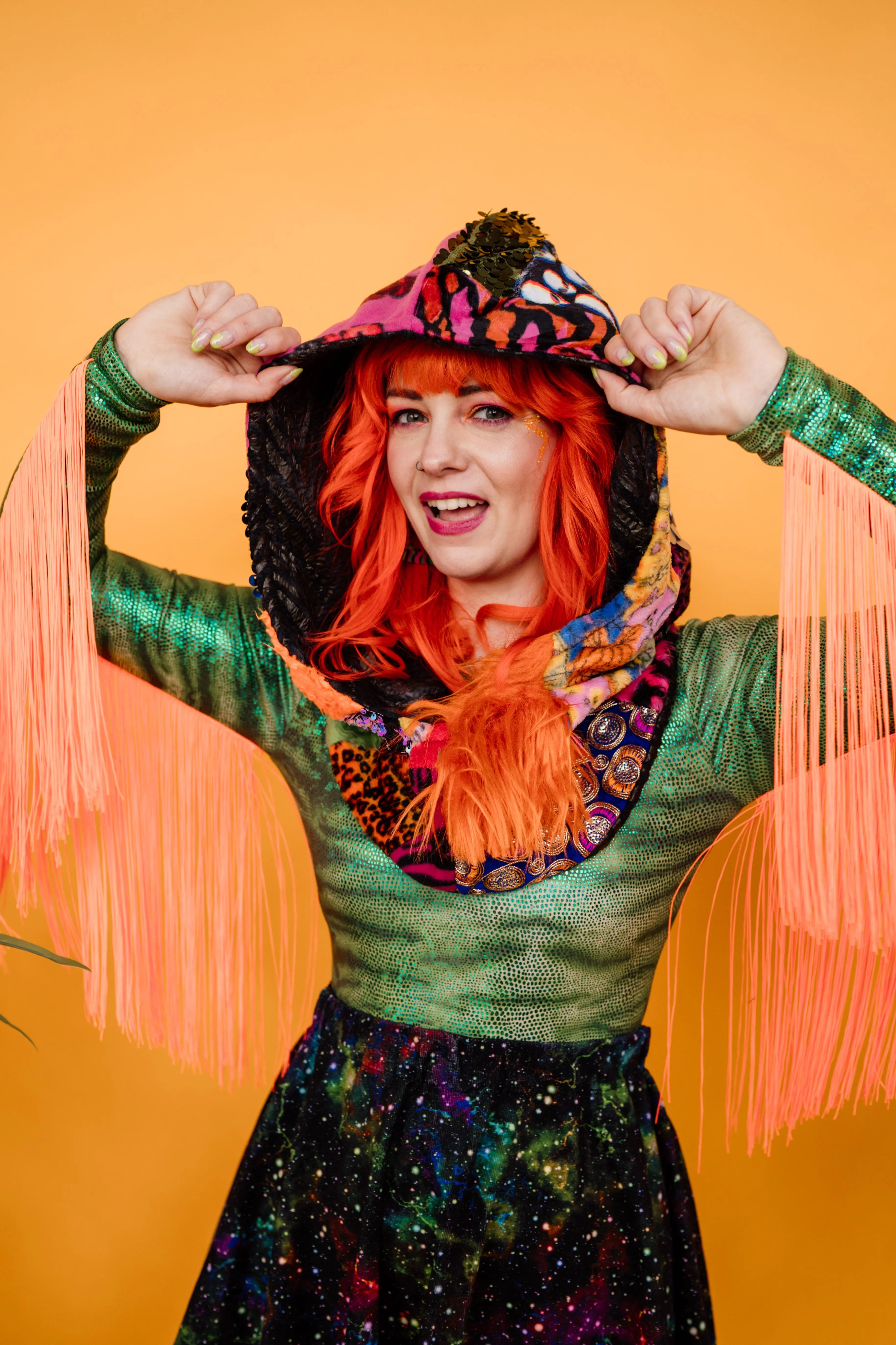 Shangri La Patchwork Hood