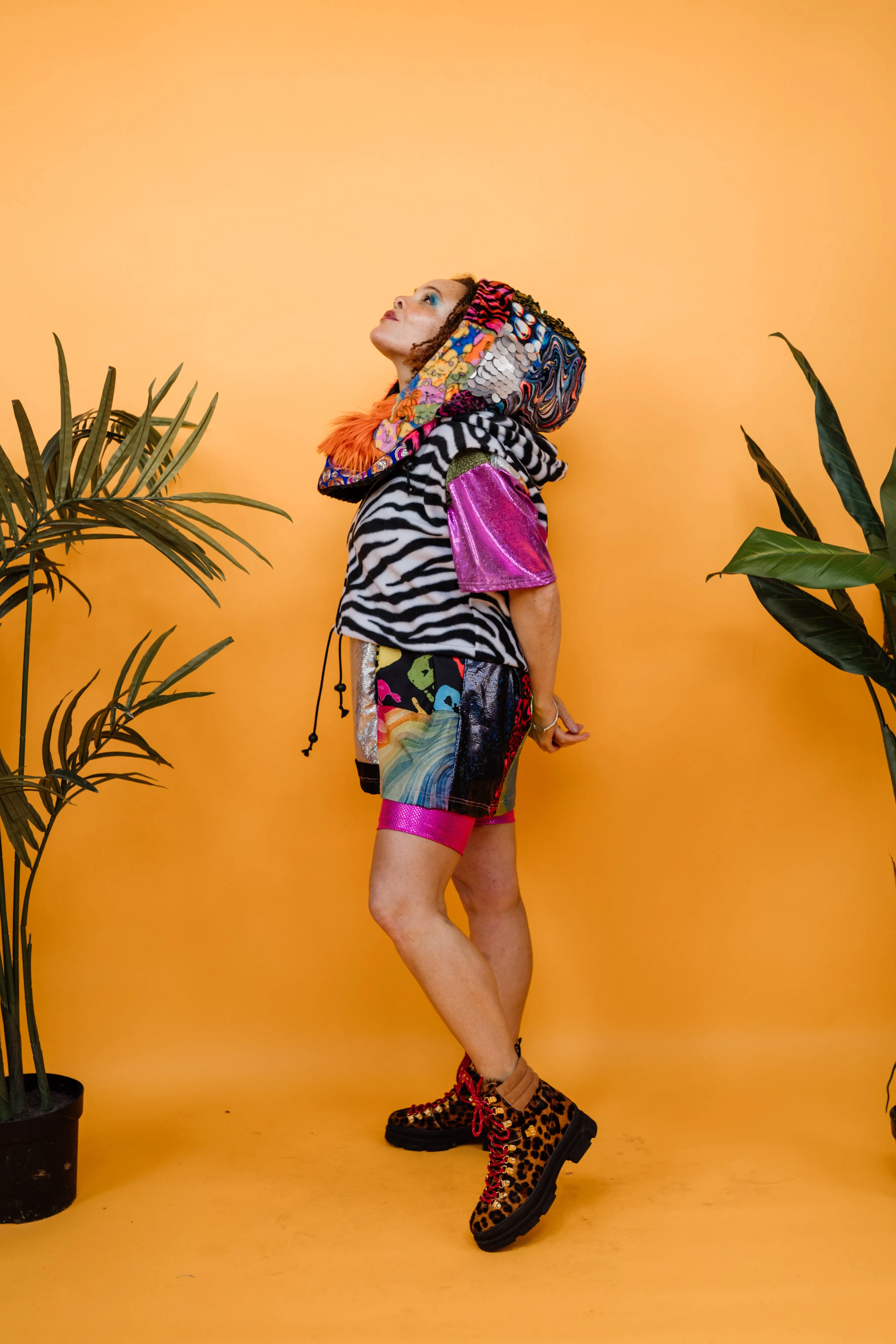 Shangri La Patchwork Hood