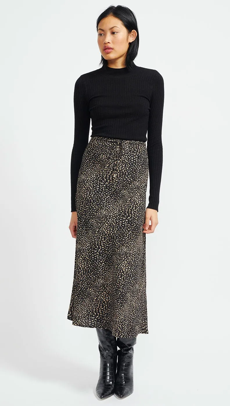 Sienna Bias Midi Skirt- Multi