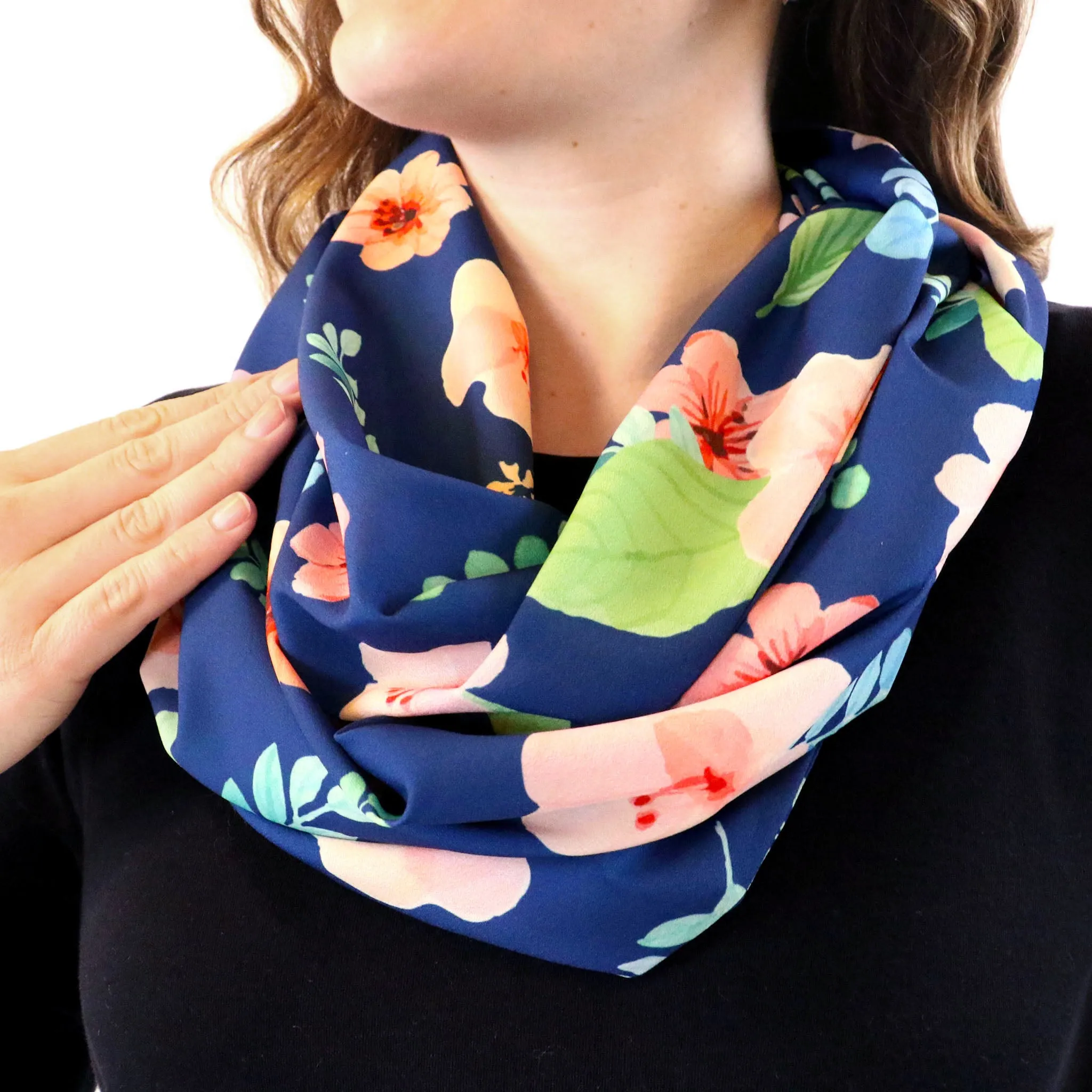 Sugar Floral Infinity Scarf