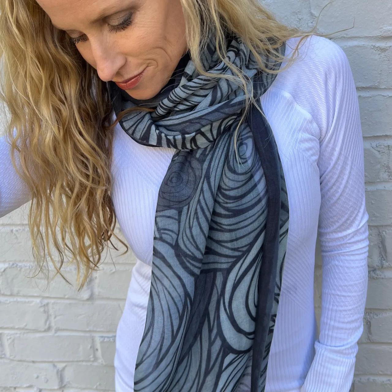Swirls n' Twirls Scarf/Sarong