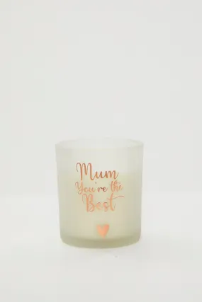 White Mothers Day Candle In A Box