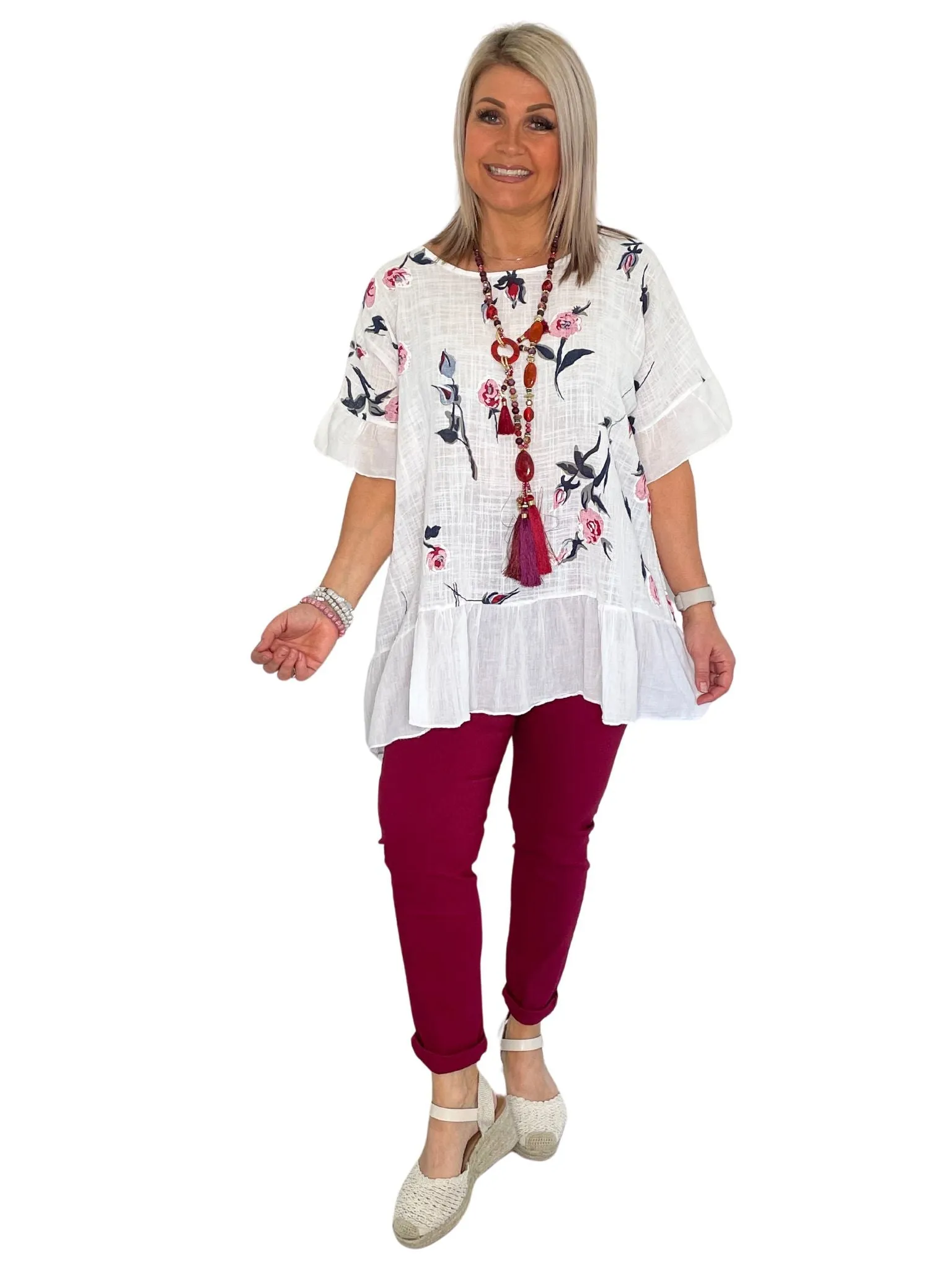 Willow Comfy & Stretchy Ankle Grazer Trousers