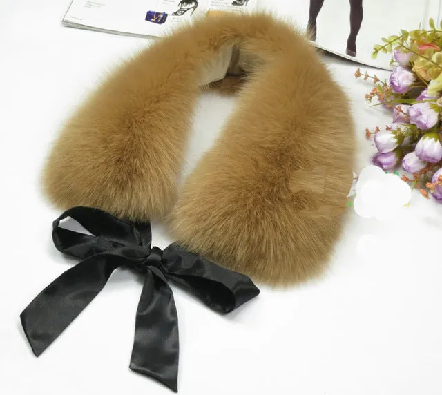 Winter Fashion Ribbon Tie Scarf