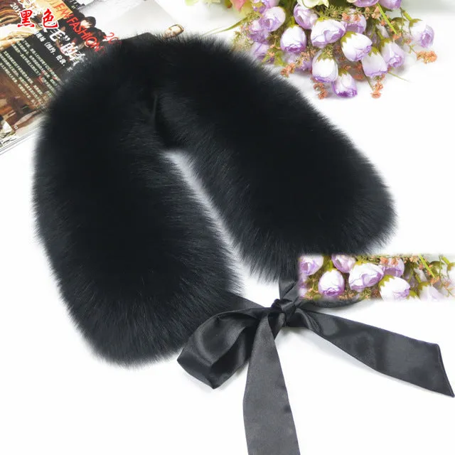 Winter Fashion Ribbon Tie Scarf