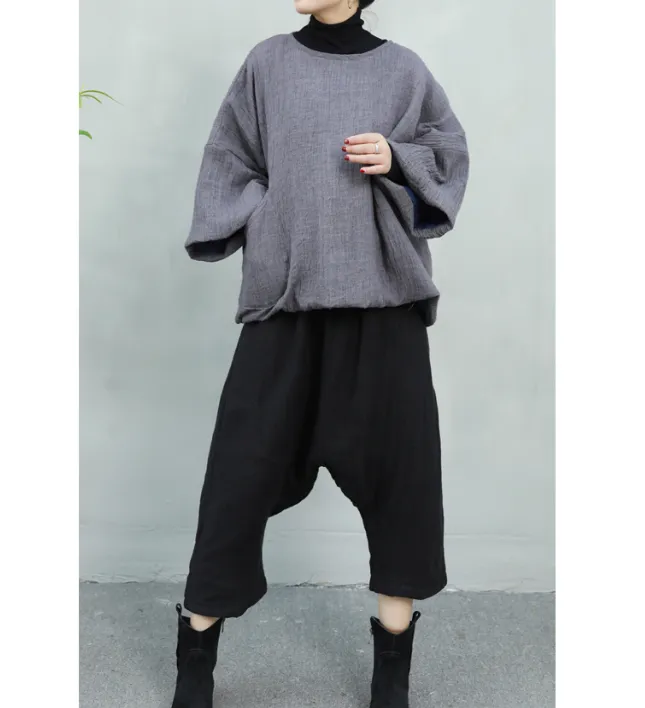 Women Casual Winter  Autumn  Lantern Sleeve Women Tops SXM97293