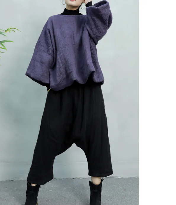 Women Casual Winter  Autumn  Lantern Sleeve Women Tops SXM97293