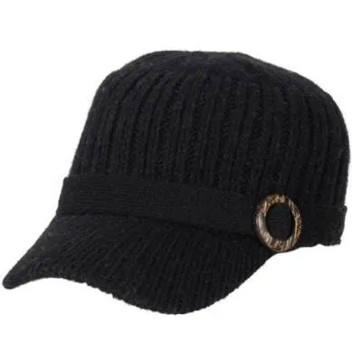 Women's Knit Wool Blend Baseball Cap | Dillman