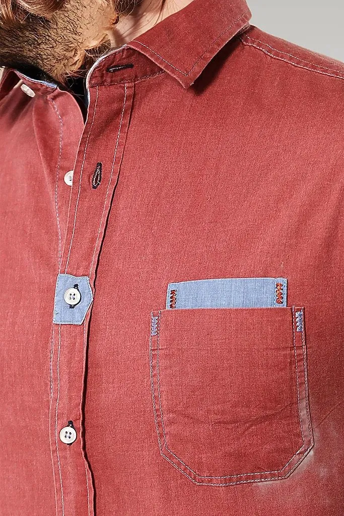 WSS Light Burgundy Shirt  - Singen