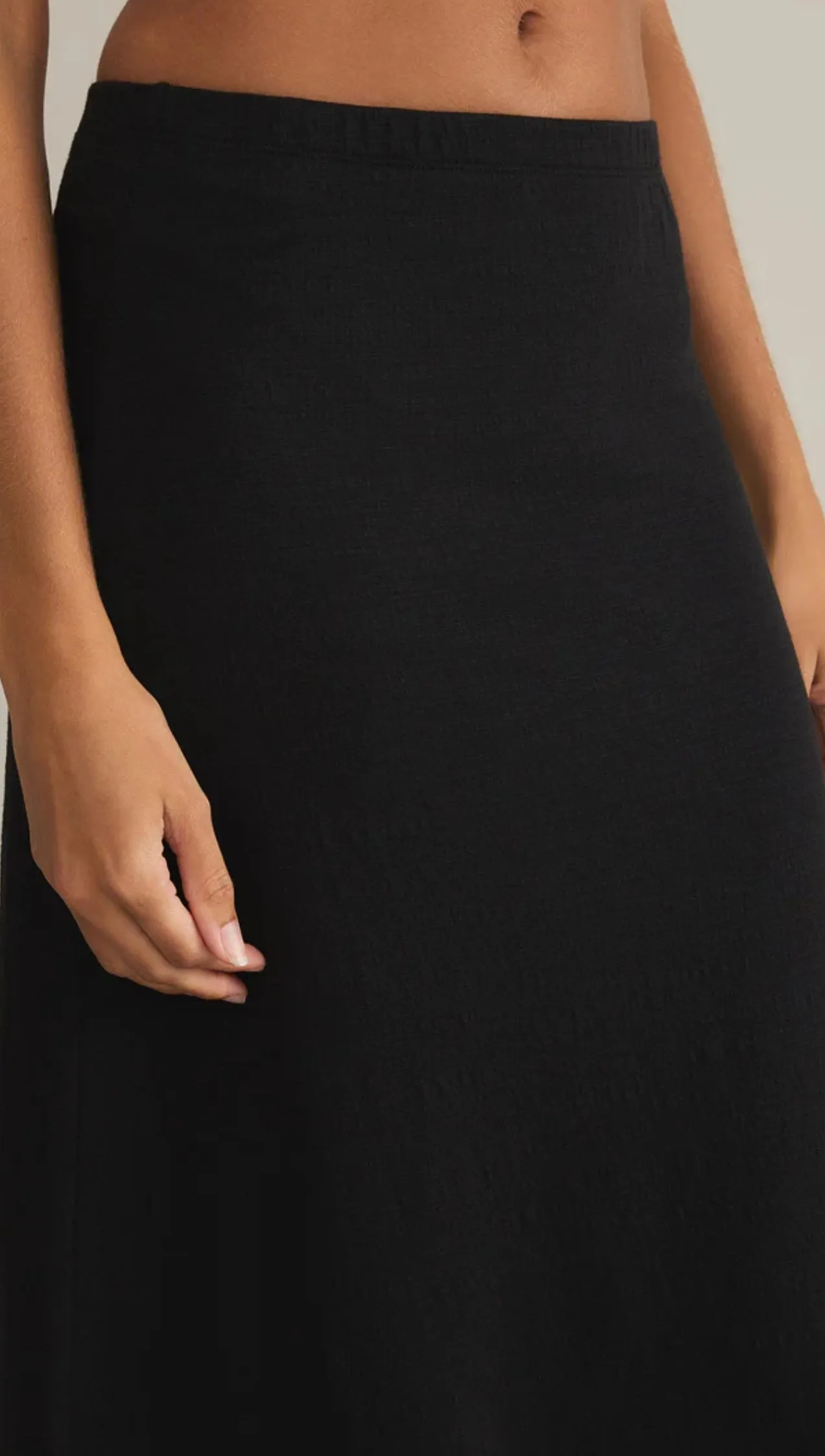 ZK251338 Delavine Textured Midi Skirt