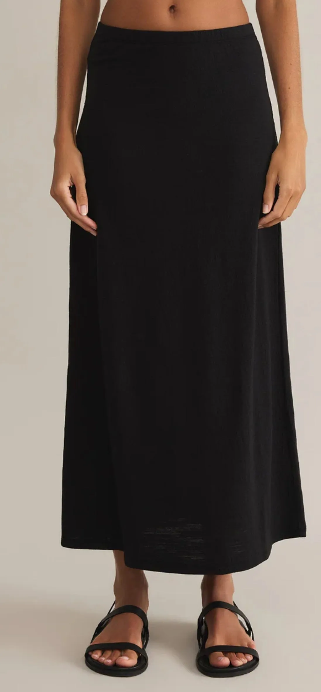ZK251338 Delavine Textured Midi Skirt